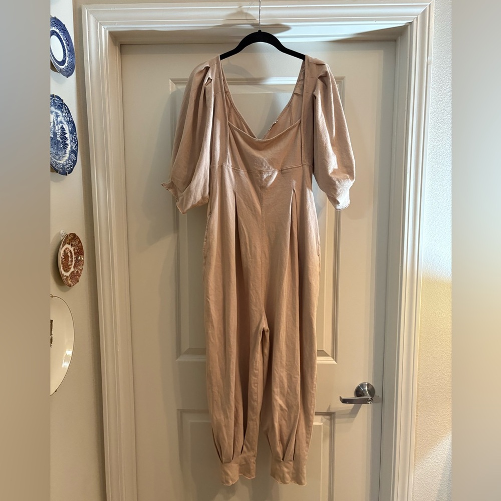 Free People Lotta Love Romper | Nude - Picture 2 of 4